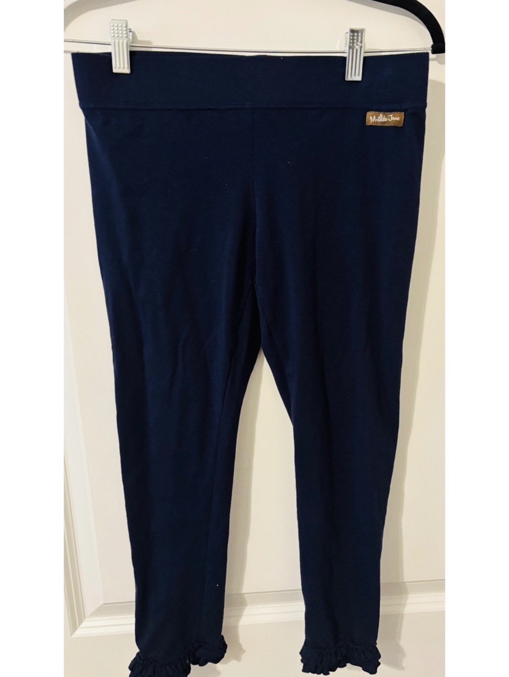 Matilda Jane Choose Your Own Path Moonlit Fields Sandy Pants Navy Blue Ruffle SM